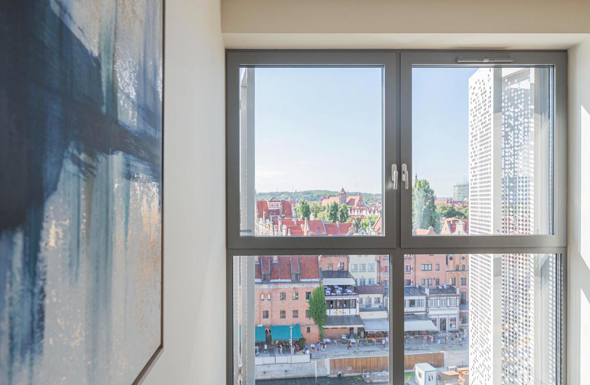 Penthouse Comfort Apartments Granaria Gdańsk Kültér fotó
